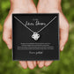 ShineOn Fulfillment Jewelry Liver Donor 'Forever Grateful' Pendant Necklace