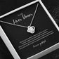 ShineOn Fulfillment Jewelry Liver Donor 'Forever Grateful' Pendant Necklace