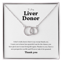 Load image into Gallery viewer, ShineOn Fulfillment Jewelry Standard Box Liver Donor Perfect Match Necklace
