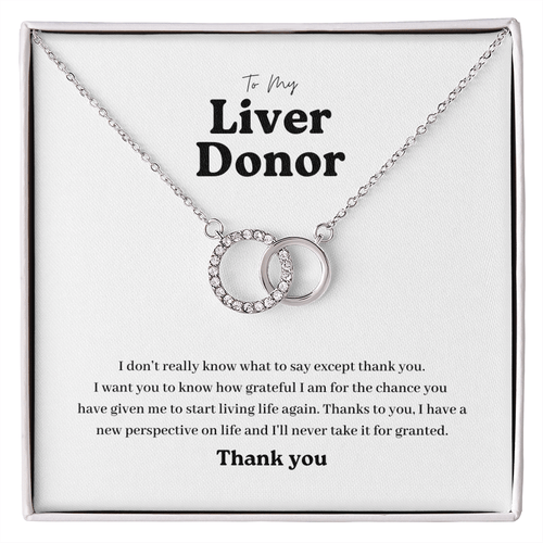 ShineOn Fulfillment Jewelry Standard Box Liver Donor Perfect Match Necklace