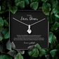 ShineOn Fulfillment Jewelry Liver Donor Ribbon Pendant Necklace