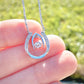 ShineOn Fulfillment Jewelry Lucky In Life Bone Marrow Donor Pendant Necklace