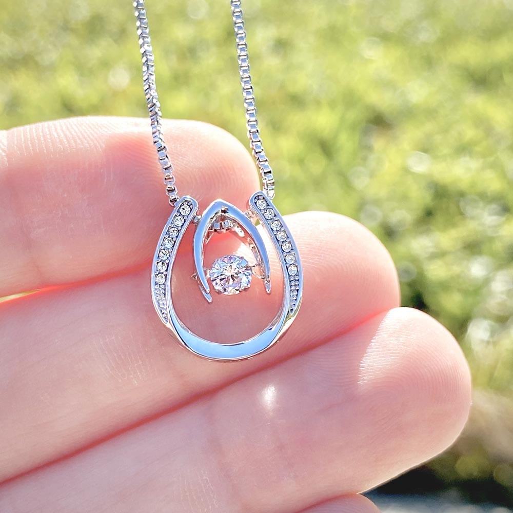 ShineOn Fulfillment Jewelry Lucky In Life Bone Marrow Donor Pendant Necklace