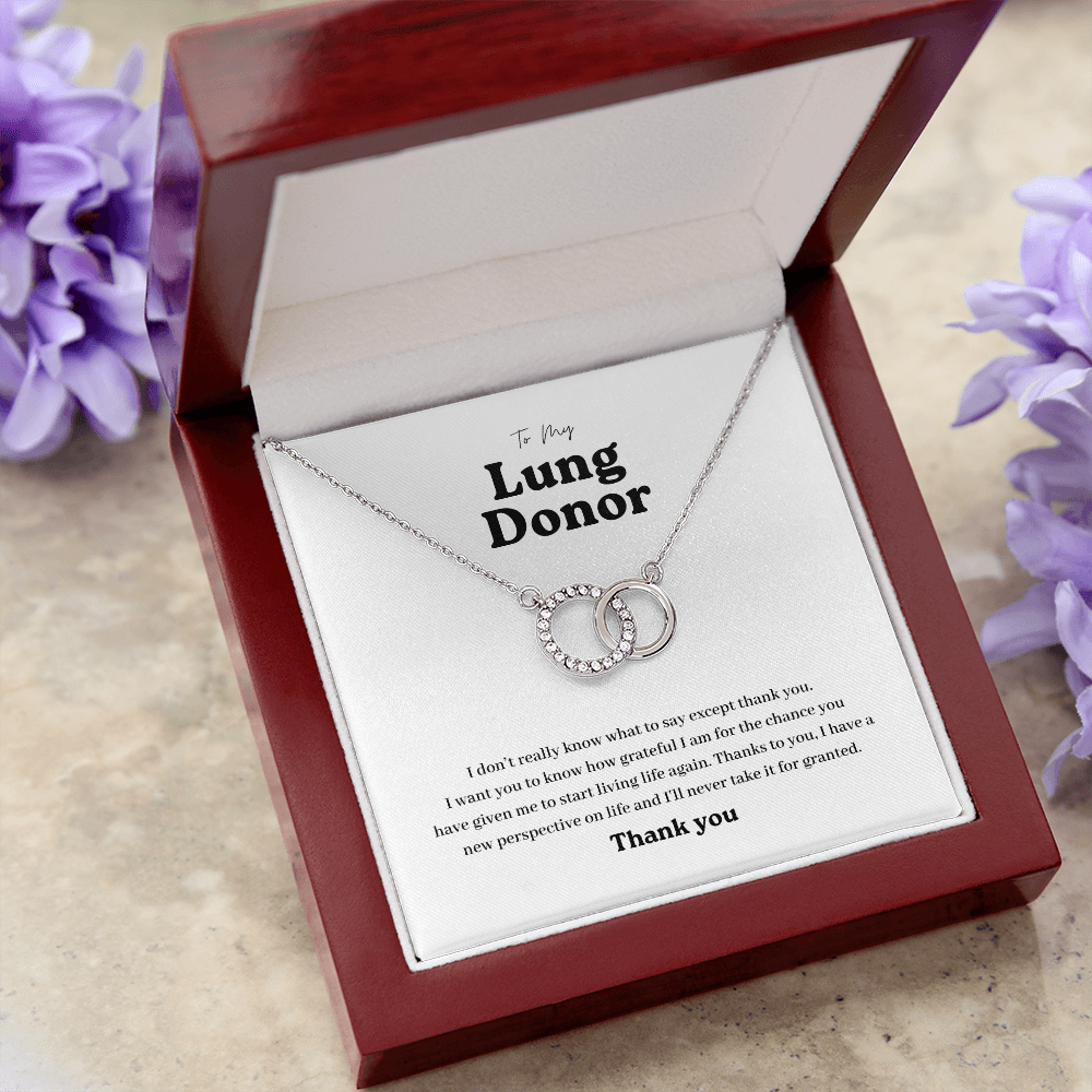 ShineOn Fulfillment Jewelry Lung Donor Perfect Match Necklace