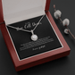 ShineOn Fulfillment Jewelry Mahogany Style Luxury Box Stem Cell Donor Eternal Gratitude Pendant Necklace