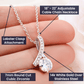 ShineOn Fulfillment Jewelry Stem Cell Donor Ribbon Pendant Necklace