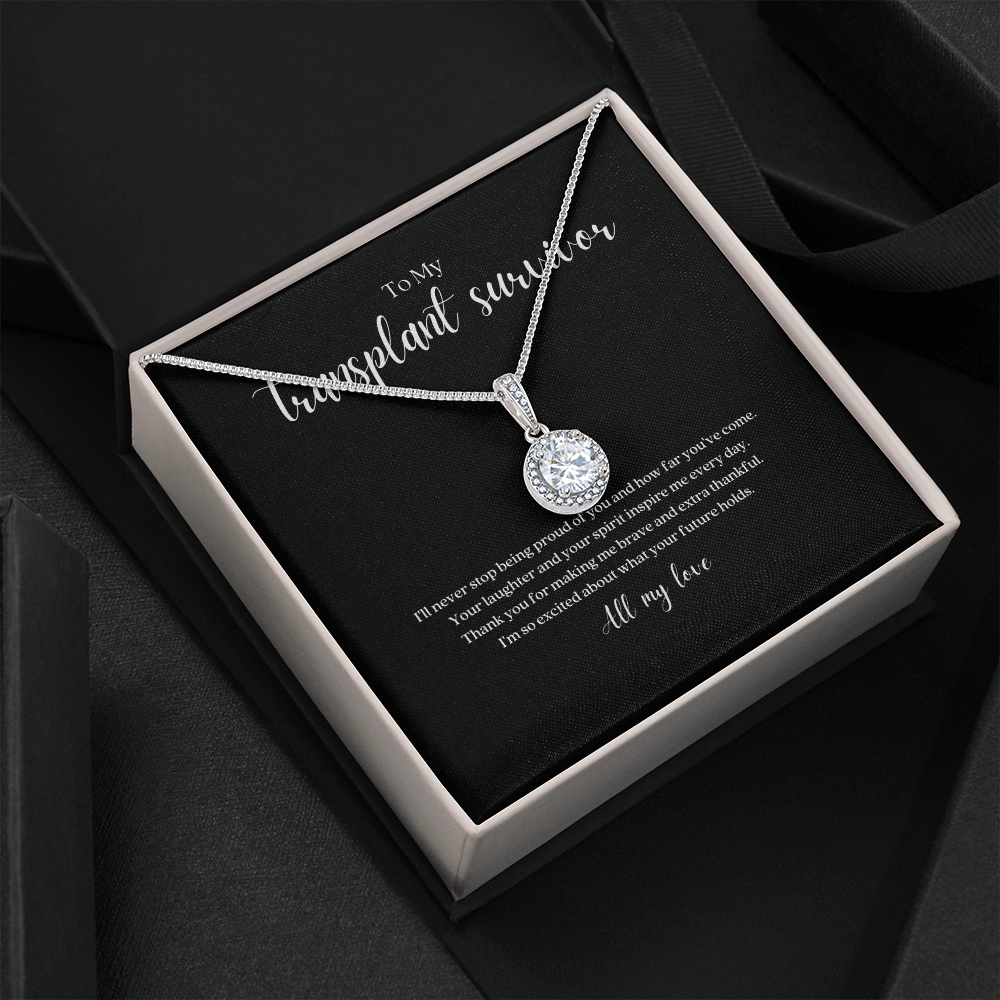 ShineOn Fulfillment Jewelry Transplant Survivor Eternal Strength Pendant Necklace