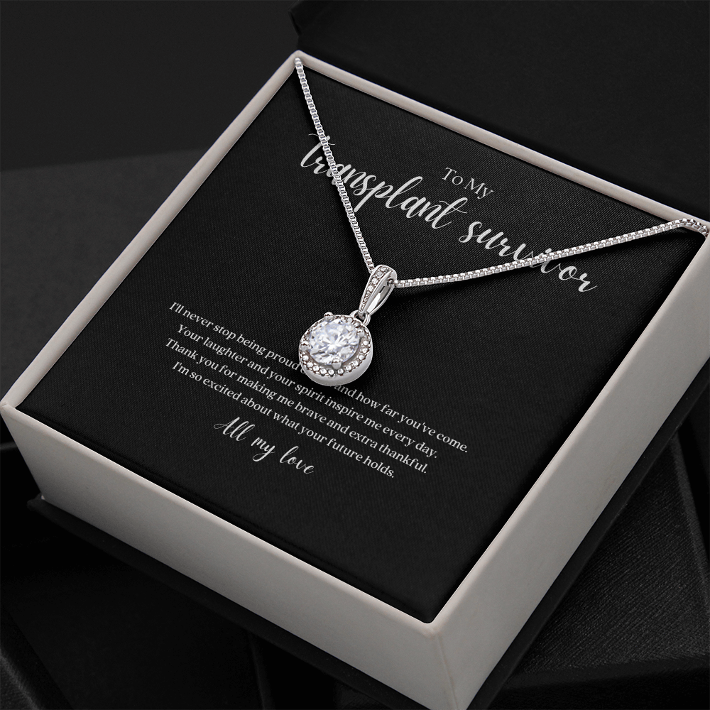 ShineOn Fulfillment Jewelry Transplant Survivor Eternal Strength Pendant Necklace
