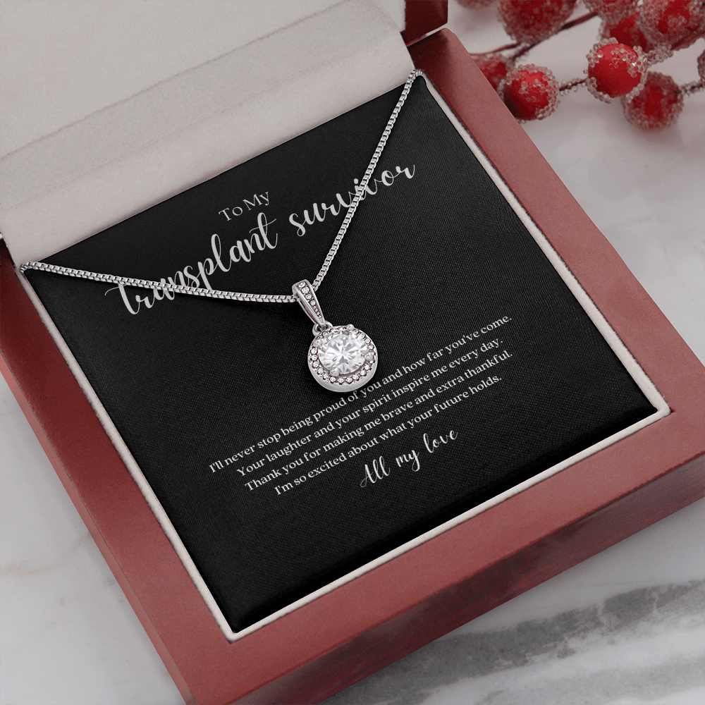 ShineOn Fulfillment Jewelry Transplant Survivor Eternal Strength Pendant Necklace