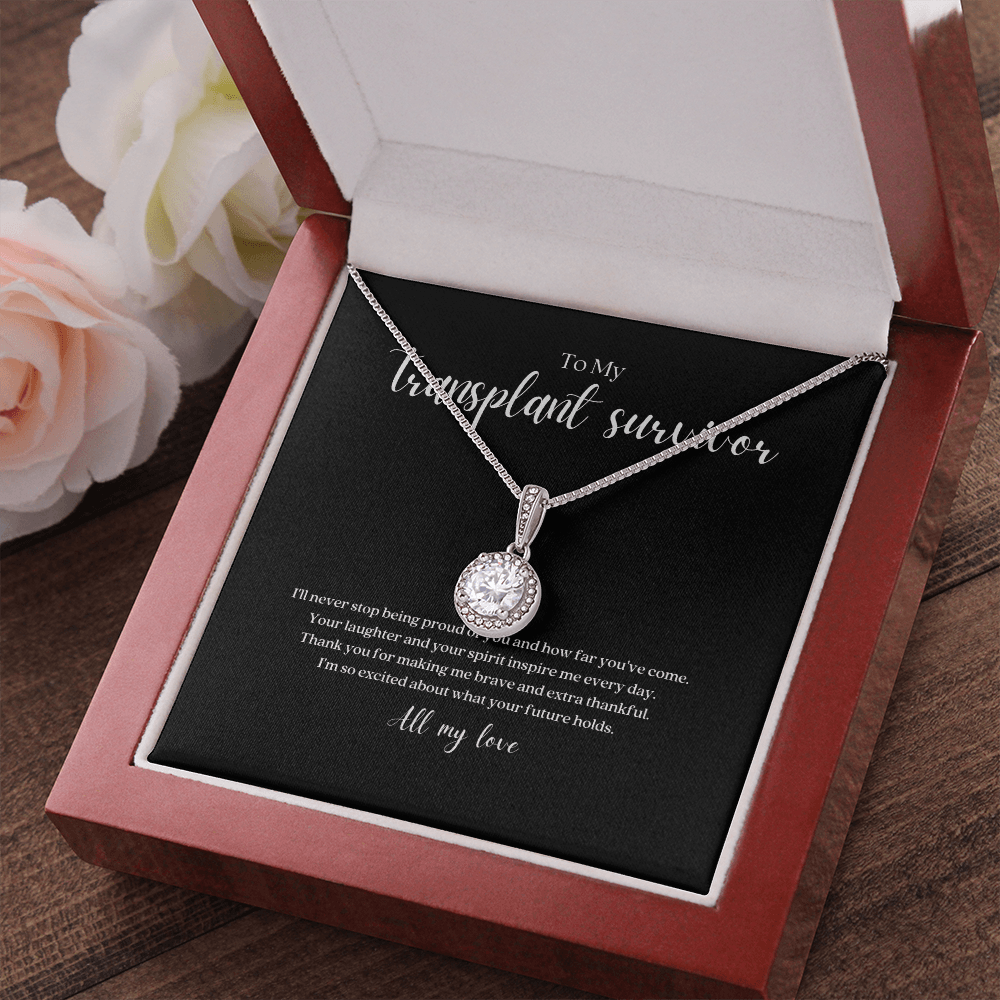 ShineOn Fulfillment Jewelry Transplant Survivor Eternal Strength Pendant Necklace