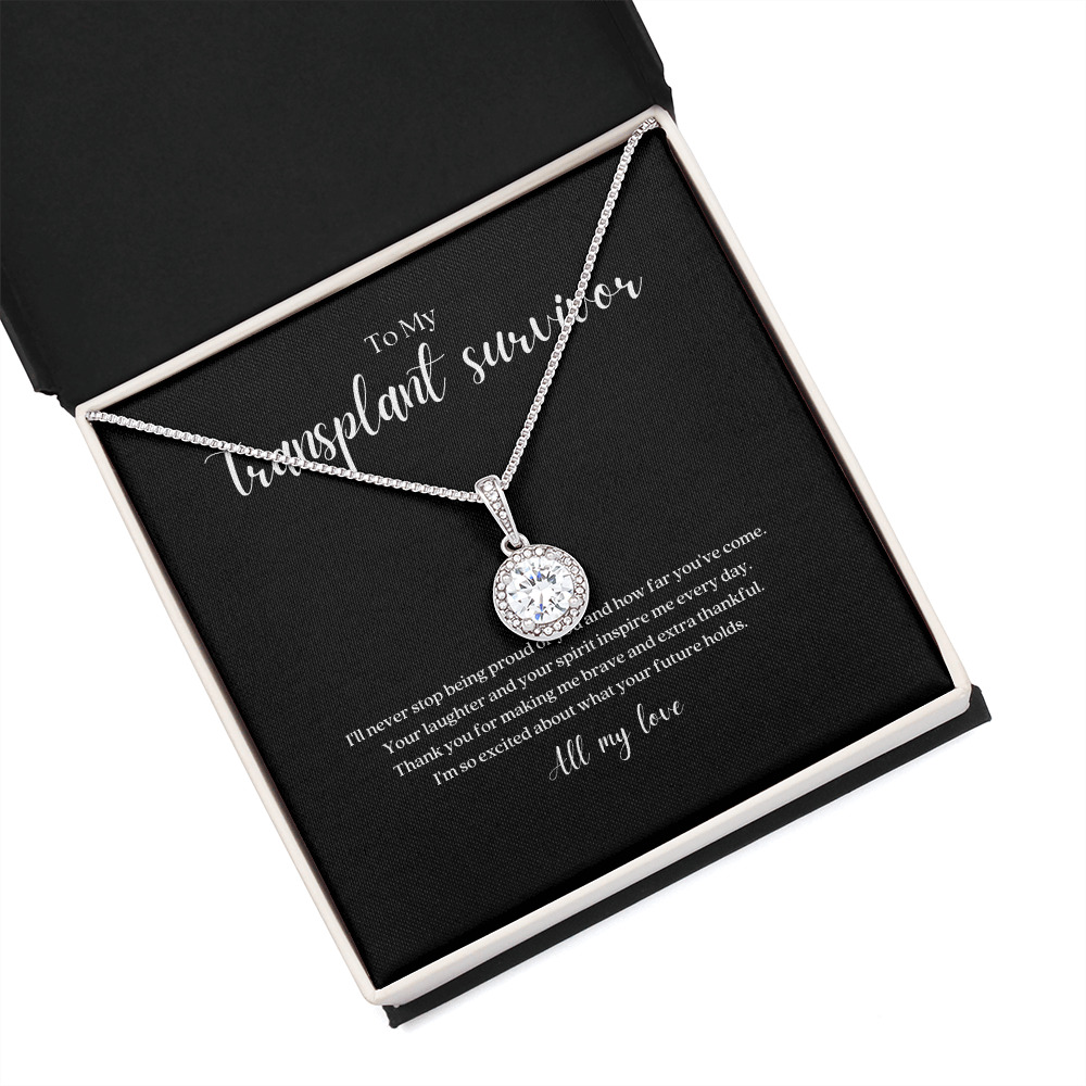 ShineOn Fulfillment Jewelry Transplant Survivor Eternal Strength Pendant Necklace