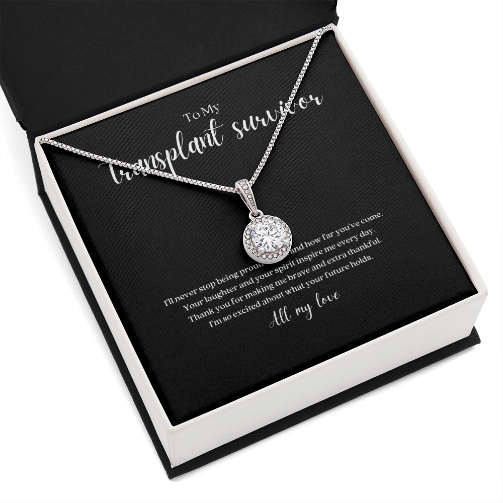 ShineOn Fulfillment Jewelry Transplant Survivor Eternal Strength Pendant Necklace
