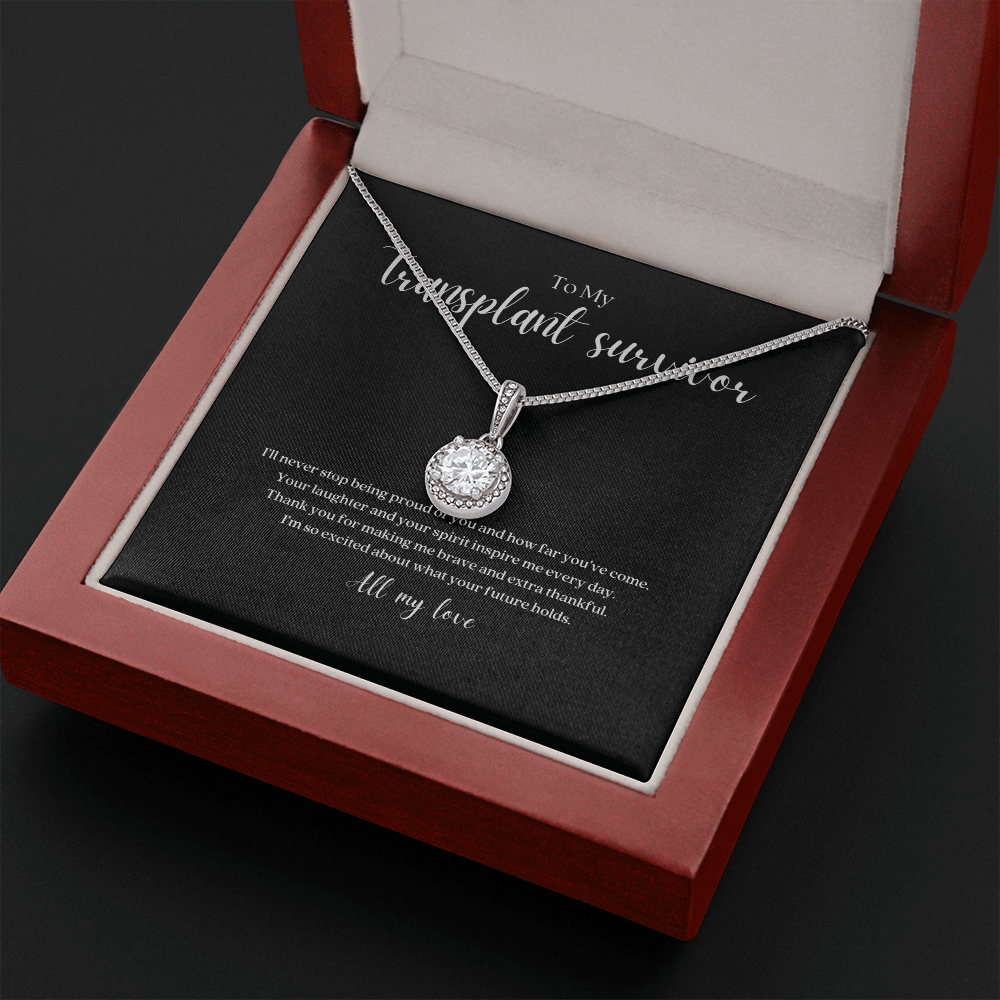 ShineOn Fulfillment Jewelry Transplant Survivor Eternal Strength Pendant Necklace