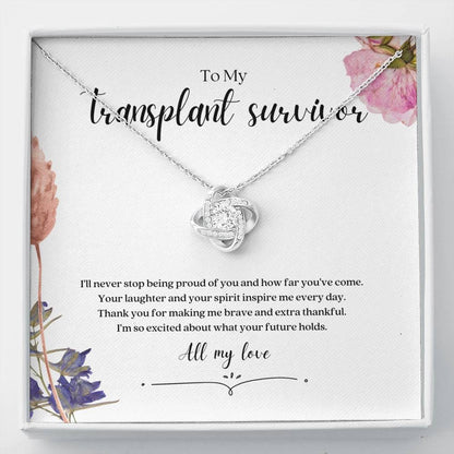 ShineOn Fulfillment Jewelry Standard Box Transplant Survivor Knot Necklace