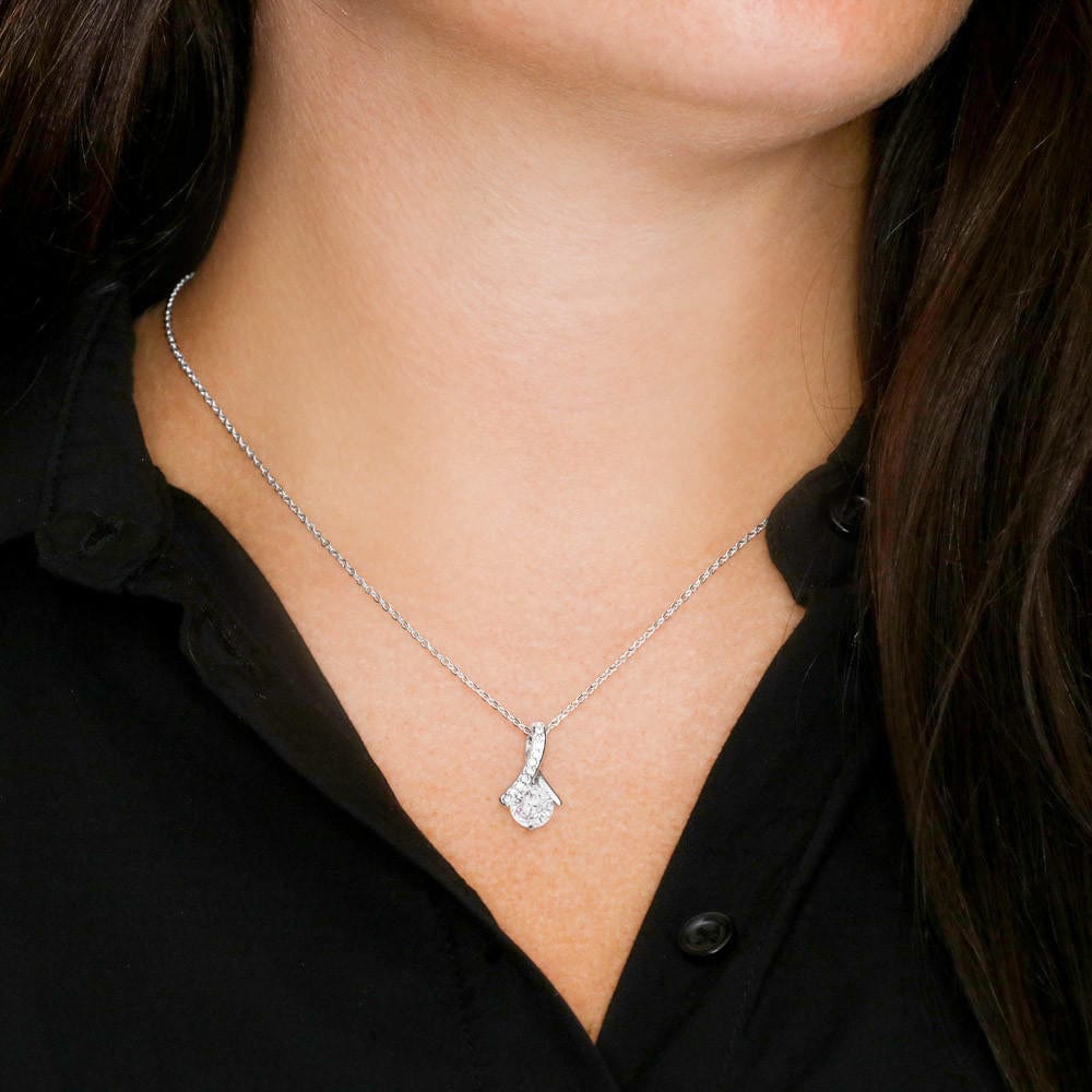 ShineOn Fulfillment Jewelry Transplant Survivor Ribbon Pendant Necklace